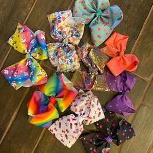 Lot of 9 JoJo Siwa bows